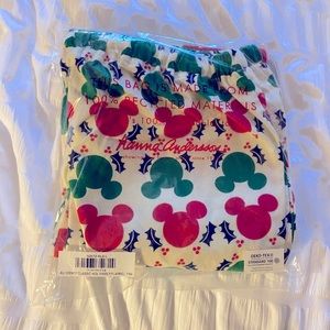 New Hanna Andersson Adult Unisex Disney Classic Holiday Flannel Pants